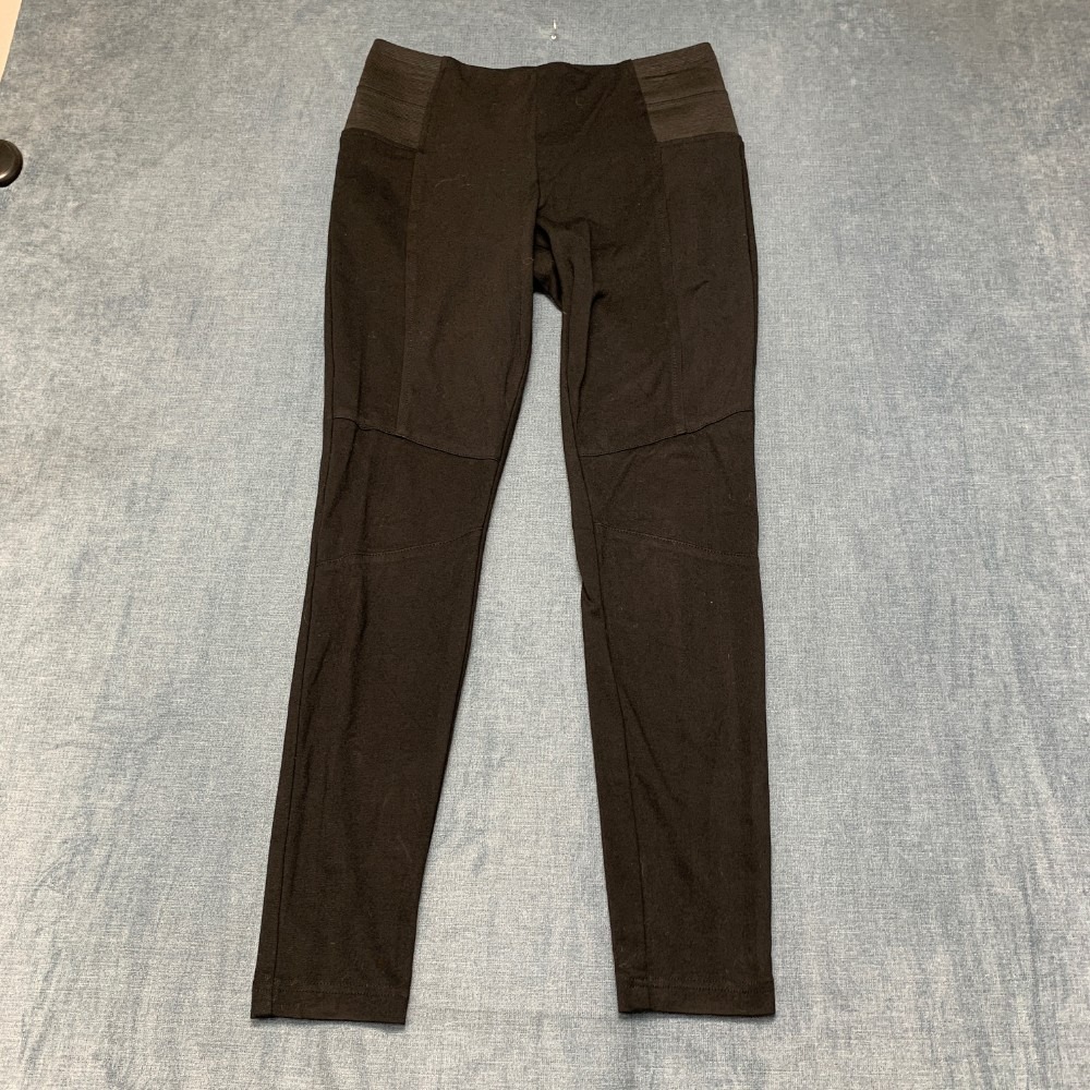 Kut From The Kloth Leggings Womens L Black Stretch Skinny Leg Yoga Performance
